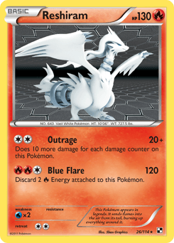 Reshiram 26/114 — Black & White