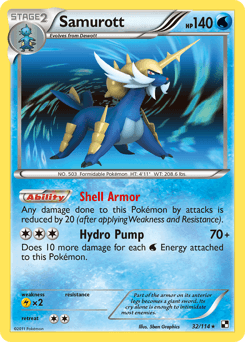 Samurott 32/114 — Black & White