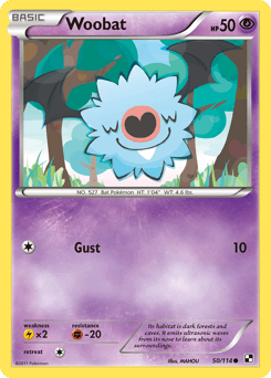 Woobat 50 — Black & White