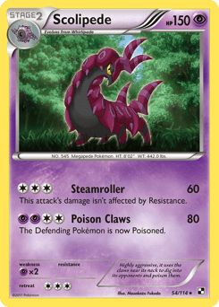 Scolipede 54 — Black & White