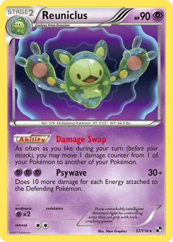 Reuniclus 57 — Black & White