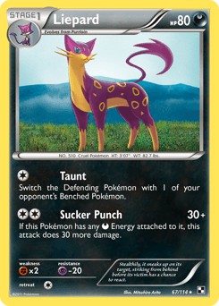 Liepard 67/114 — Black & White