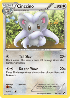 Cinccino 89/114 — Black & White