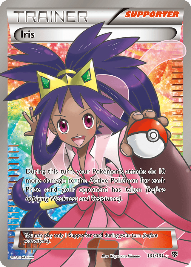 Carta Iris 101/101 do set Plasma Blast — Pokémon TCG | Bynx