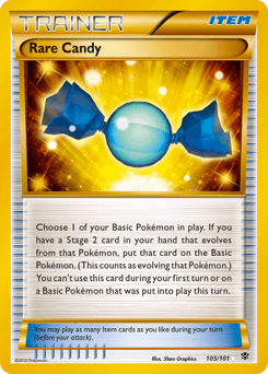 Rare Candy 105/101 — Explosão de Plasma