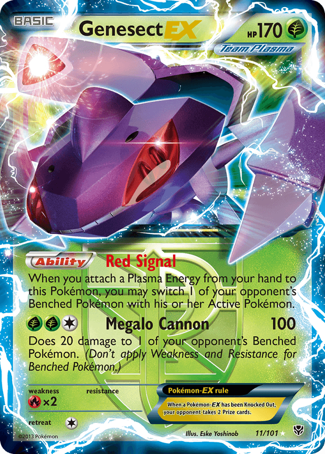Carta Genesect-EX 11/101 do set Plasma Blast — Pokémon TCG | Bynx