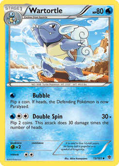 Wartortle 15 — Plasma Blast