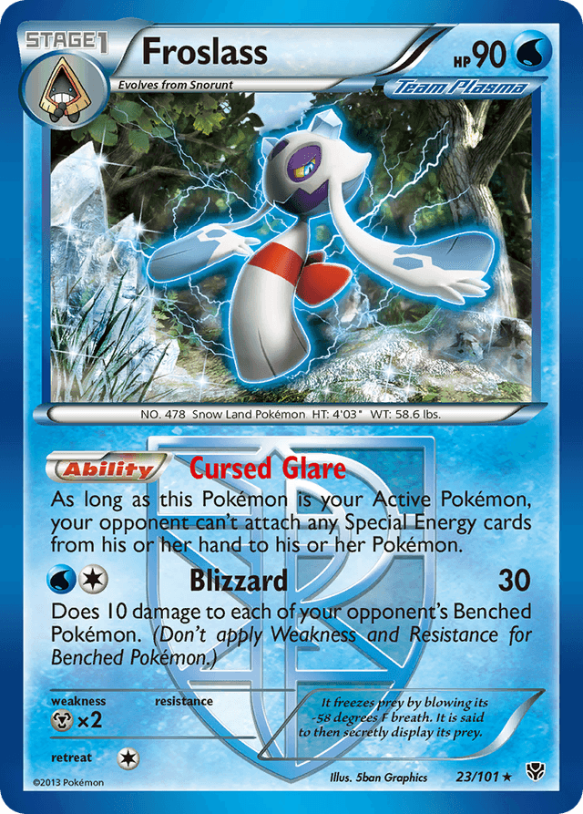 Carta Froslass 23/101 do set Plasma Blast — Pokémon TCG | Bynx