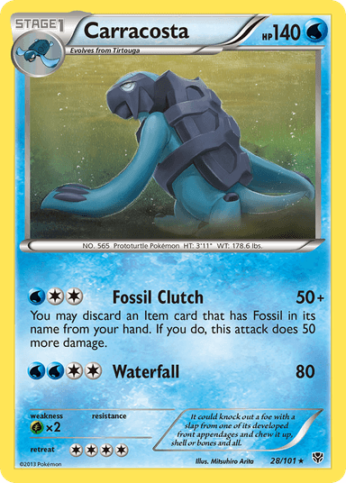 Carta Carracosta 28/101 do set Plasma Blast — Pokémon TCG | Bynx