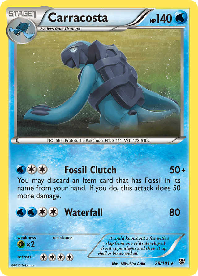 Carta Carracosta 28/101 do set Plasma Blast — Pokémon TCG | Bynx