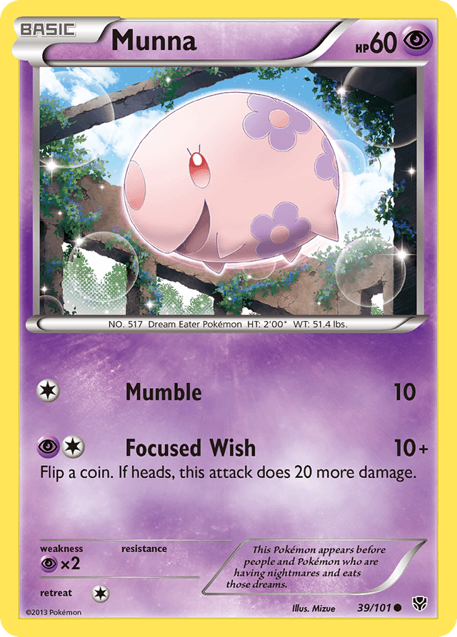 Carta Munna 39/101 do set Plasma Blast — Pokémon TCG | Bynx