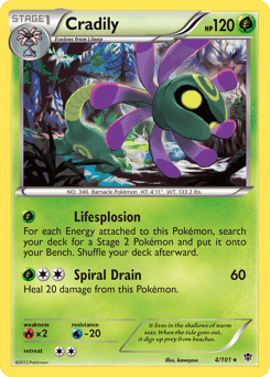 Cradily 4 — Plasma Blast