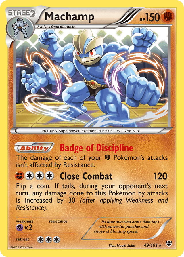 Carta Machamp 49/101 do set Plasma Blast — Pokémon TCG | Bynx