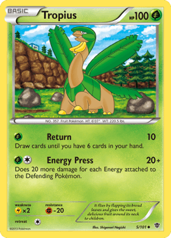 Tropius 5 — Plasma Blast