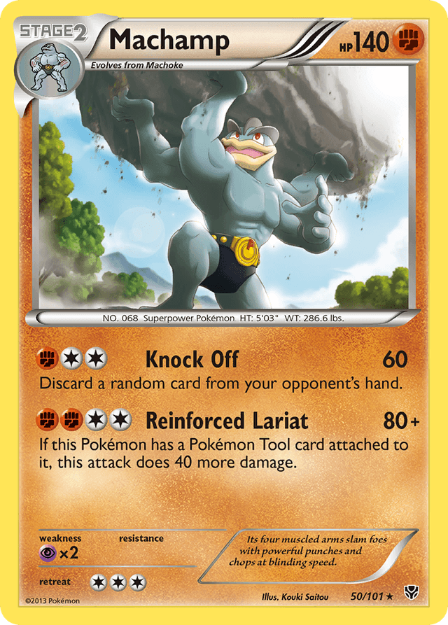 Carta Machamp 50/101 do set Plasma Blast — Pokémon TCG | Bynx