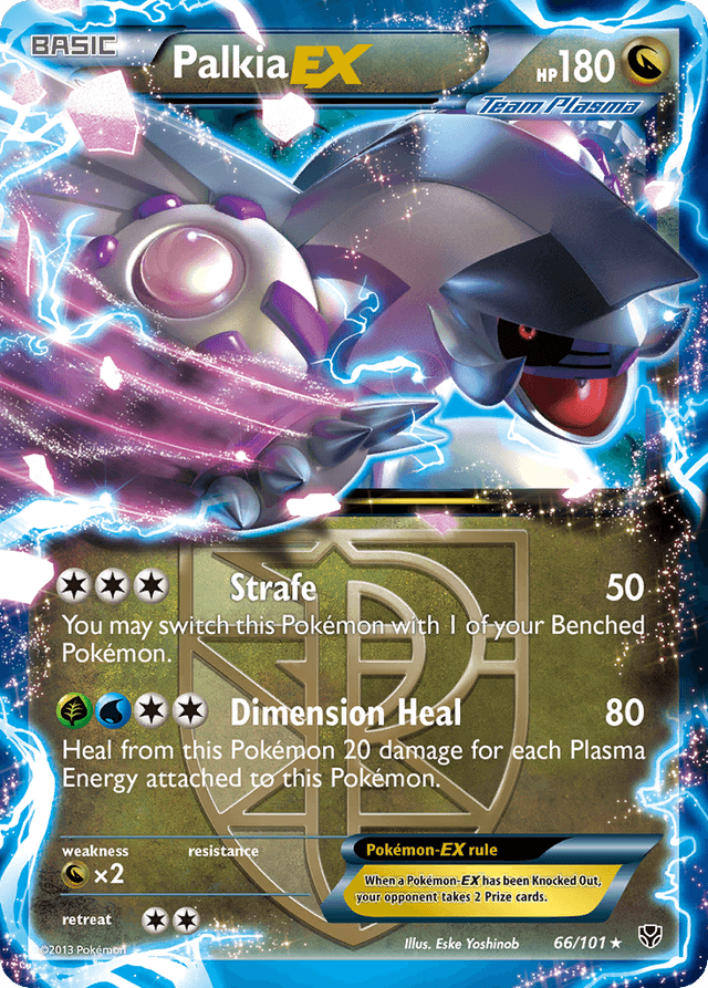 Carta Palkia-EX 66/101 do set Plasma Blast — Pokémon TCG | Bynx