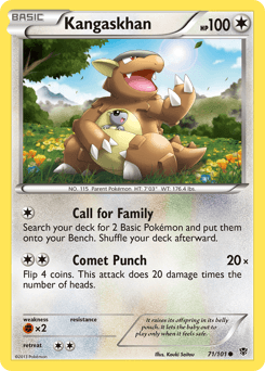 Kangaskhan 71 — Plasma Blast