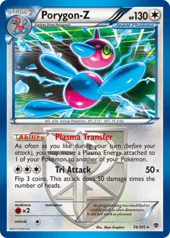 Porygon-Z 74 — Plasma Blast