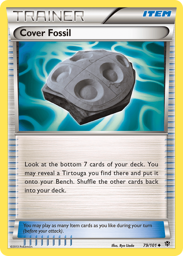 Carta Cover Fossil 79/101 do set Plasma Blast — Pokémon TCG | Bynx