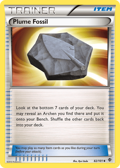 Carta Plume Fossil 82/101 do set Plasma Blast — Pokémon TCG | Bynx