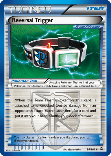 Carta Reversal Trigger 86/101 do set Plasma Blast — Pokémon TCG | Bynx