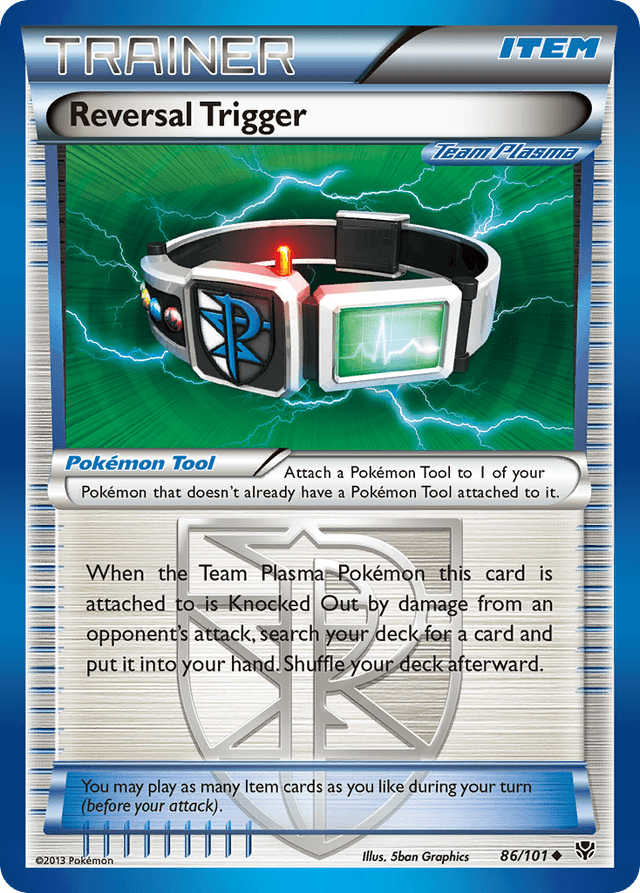 Carta Reversal Trigger 86/101 do set Plasma Blast — Pokémon TCG | Bynx