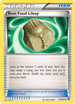 Root Fossil Lileep 87/101 — Explosão de Plasma
