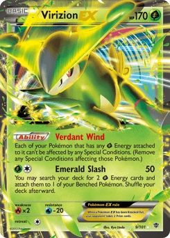 Virizion-EX 9 — Plasma Blast