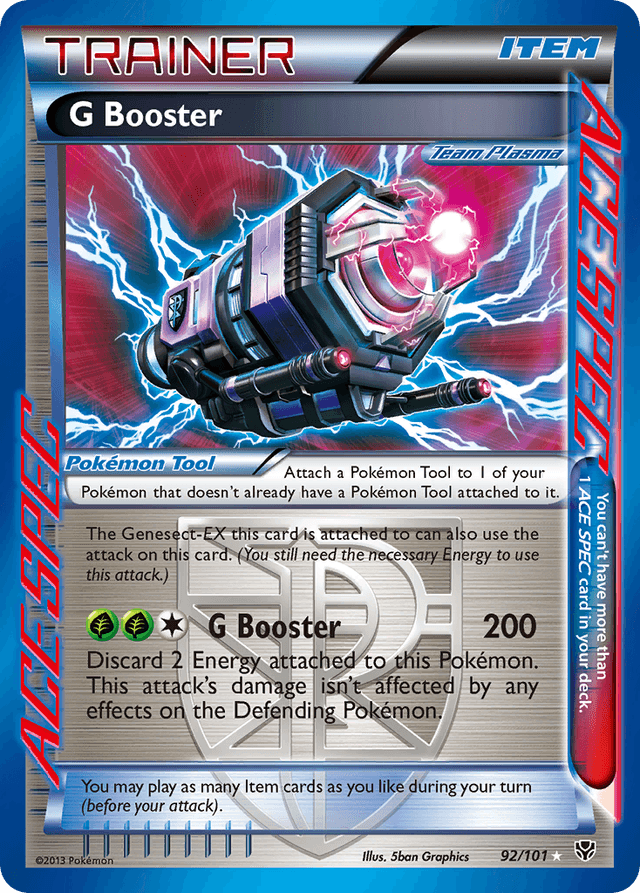 Carta G Booster 92/101 do set Plasma Blast — Pokémon TCG | Bynx