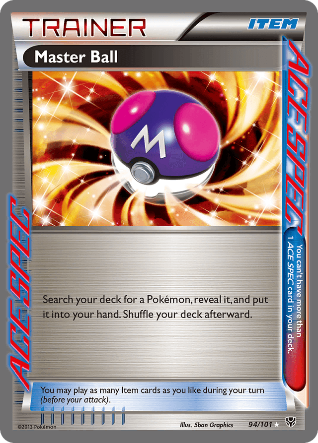 Carta Master Ball 94/101 do set Plasma Blast — Pokémon TCG | Bynx