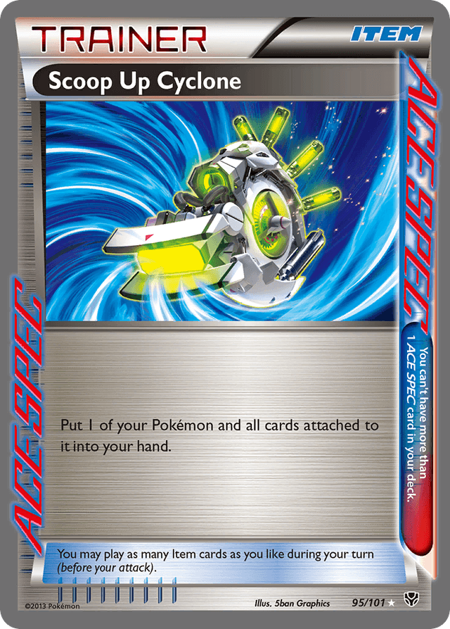 Carta Scoop Up Cyclone 95/101 do set Plasma Blast — Pokémon TCG | Bynx