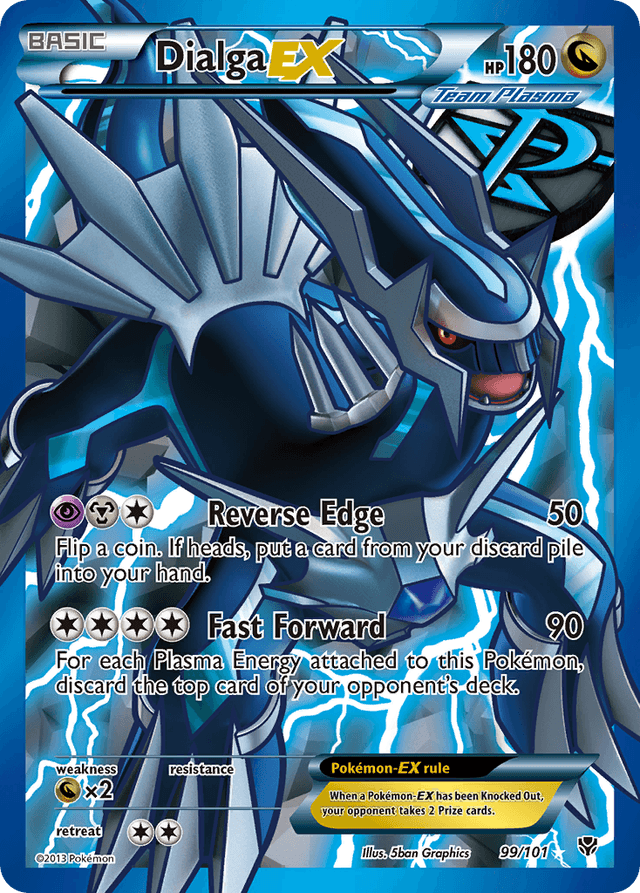 Carta Dialga-EX 99/101 do set Plasma Blast — Pokémon TCG | Bynx