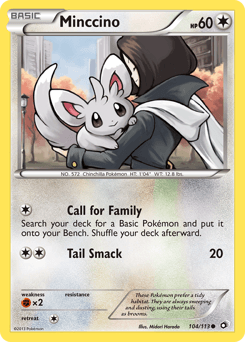 Minccino 104 — Legendary Treasures