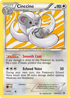 Cinccino 105/113 — Tesouros Lendários
