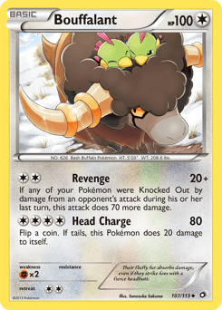 Bouffalant 107 — Legendary Treasures