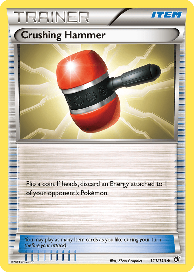 Carta Crushing Hammer 111/113 do set Legendary Treasures — Pokémon TCG | Bynx