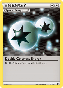Double Colorless Energy 113/113 — Tesouros Lendários
