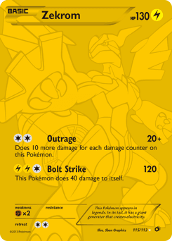 Zekrom 115/113 — Tesouros Lendários