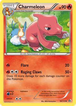 Charmeleon 18/113 — Tesouros Lendários