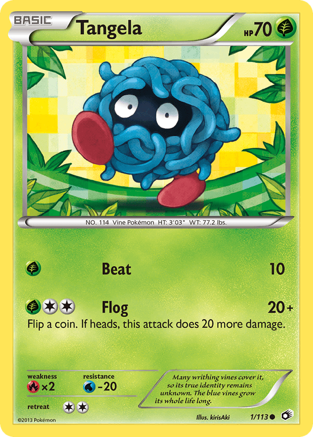 Carta Tangela 1/113 do set Legendary Treasures — Pokémon TCG | Bynx