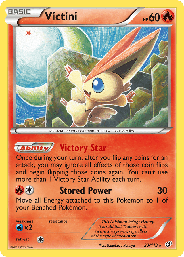 Carta Victini 23/113 do set Legendary Treasures — Pokémon TCG | Bynx