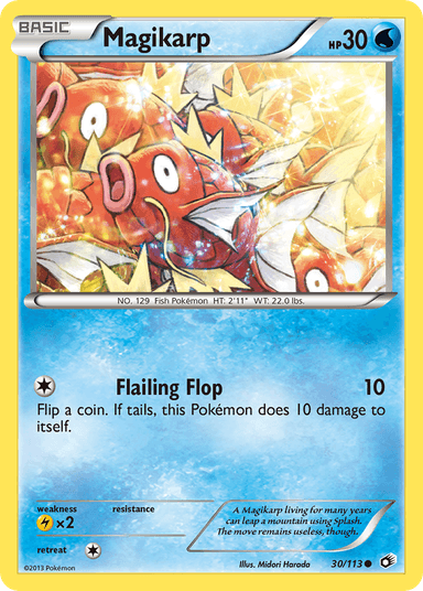 Carta Magikarp 30/113 do set Legendary Treasures — Pokémon TCG | Bynx