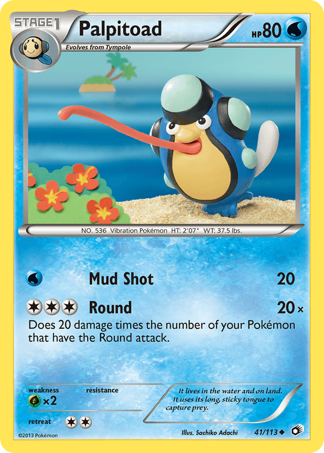 Carta Palpitoad 41/113 do set Legendary Treasures — Pokémon TCG | Bynx