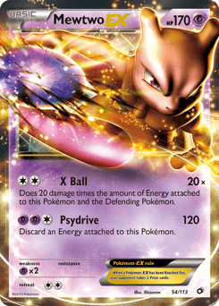 Mewtwo-EX 54 — Legendary Treasures
