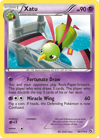 Carta Xatu 56/113 do set Legendary Treasures — Pokémon TCG | Bynx