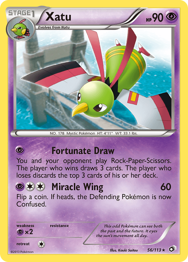 Carta Xatu 56/113 do set Legendary Treasures — Pokémon TCG | Bynx