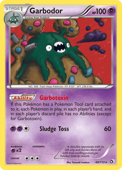 Garbodor 68/113 — Tesouros Lendários