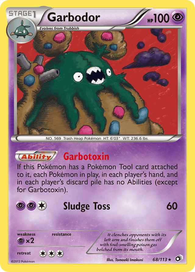 Carta Garbodor 68/113 do set Legendary Treasures — Pokémon TCG | Bynx