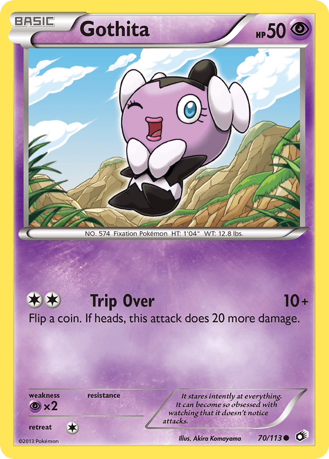 Carta Gothita 70/113 do set Legendary Treasures — Pokémon TCG | Bynx