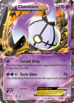 Chandelure-EX 77/113 — Tesouros Lendários